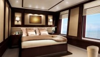 Guest cabin of Superyacht Helix the 5th F45 Vantage motor yacht by Feadship 